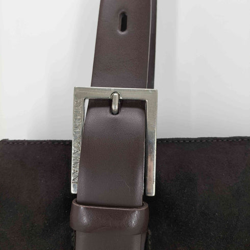 エンポリオアルマーニ EMPORIO ARMANI ベルトデザインスエードショルダーバッグ レディース