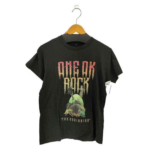 フロントプリント クルーネック 半袖Tシャツ カットソー メンズ s