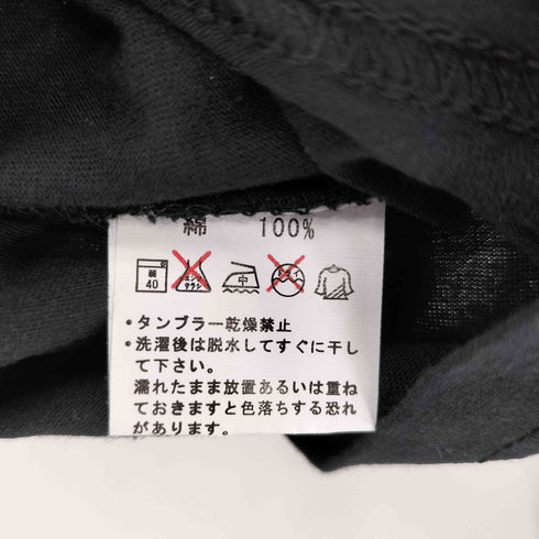 フロントプリント クルーネック 半袖Tシャツ カットソー メンズ s