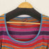 ミッソーニ MISSONI イタリア製 マルチカラー ボーダードレープカットソー レディース