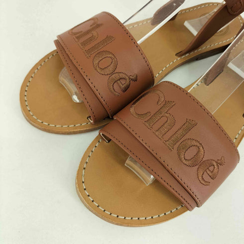 クロエ Chloe WOODY ストラップサンダル フラットシューズ レディース EUR:36