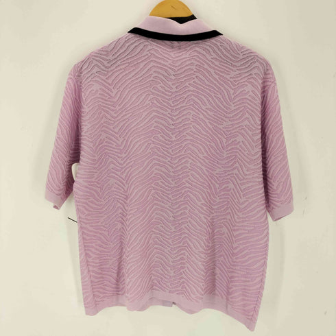 ピーエスポールスミス PS Paul Smith 総柄S/Sニットシャツ レディース JPN:XL
