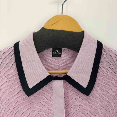 ピーエスポールスミス PS Paul Smith 総柄S/Sニットシャツ レディース JPN:XL