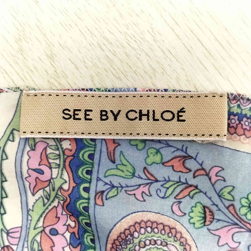 シーバイクロエ SEE BY CHLOE ペイズリースカーフ レディース