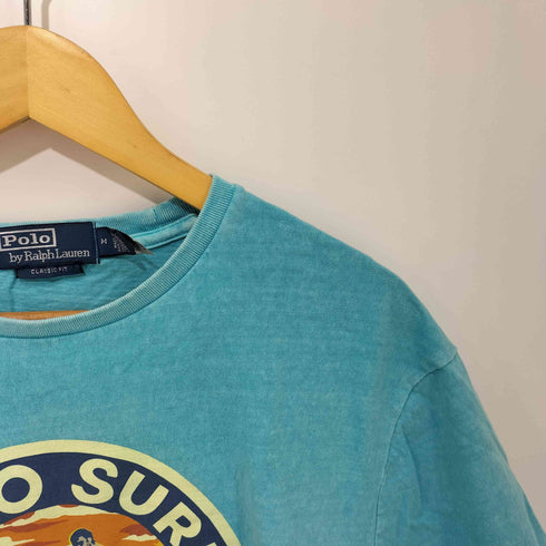 ポロバイラルフローレン Polo by RALPH LAUREN CLASSIC FIT POLO SURF サーフ クルーネック Tシャツ メンズ import:M