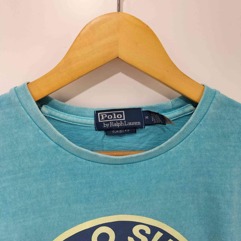 ポロバイラルフローレン Polo by RALPH LAUREN CLASSIC FIT POLO SURF サーフ クルーネック Tシャツ メンズ import:M