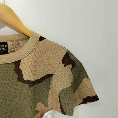 stripes MADE IN USA 迷彩 S/S サーマル メンズ import:S