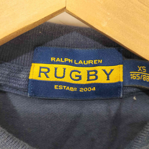 ラグビーラルフローレン Rugby Ralph Lauren ワッペンデザイン S/S ポロシャツ メンズ import:XS
