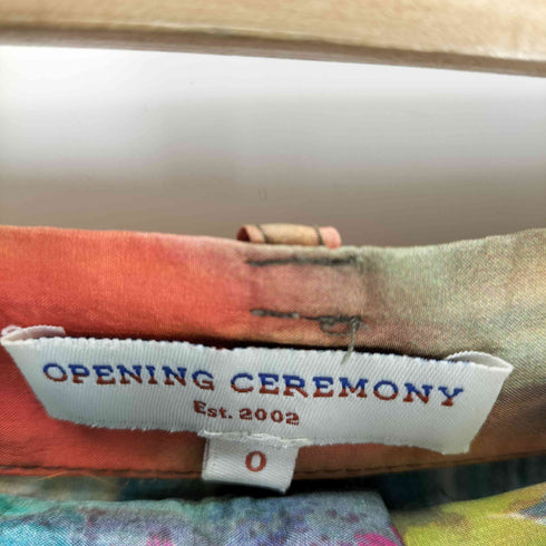 オープニングセレモニー OPENING CEREMONY シルク100% 総柄シルクパンツ レディース JPN:0