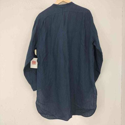 マーガレットハウエル MARGARET HOWELL SHIRTING LINEN LONG SHIRTS 120NAVY レディース JPN:2