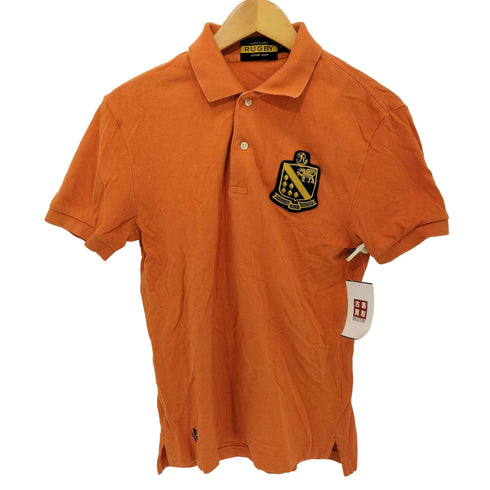 ラグビーラルフローレン Rugby Ralph Lauren ワッペンデザイン S/S ポロシャツ メンズ import:XS