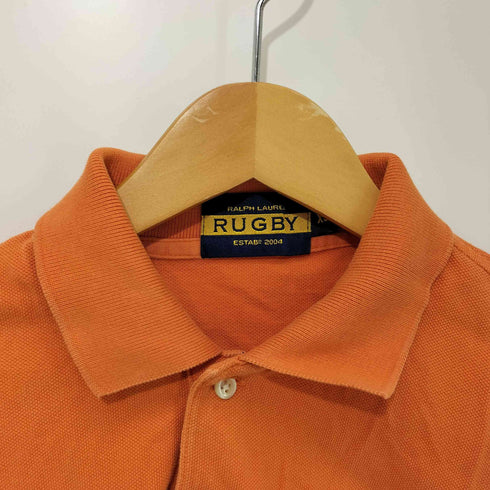 ラグビーラルフローレン Rugby Ralph Lauren ワッペンデザイン S/S ポロシャツ メンズ import:XS