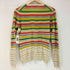 ジョンスメドレー JOHN SMEDLEY マルチカラーボーダー カーディガン レディース import:M