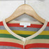 ジョンスメドレー JOHN SMEDLEY マルチカラーボーダー カーディガン レディース import:M