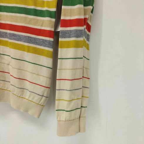 ジョンスメドレー JOHN SMEDLEY マルチカラーボーダー カーディガン レディース import:M
