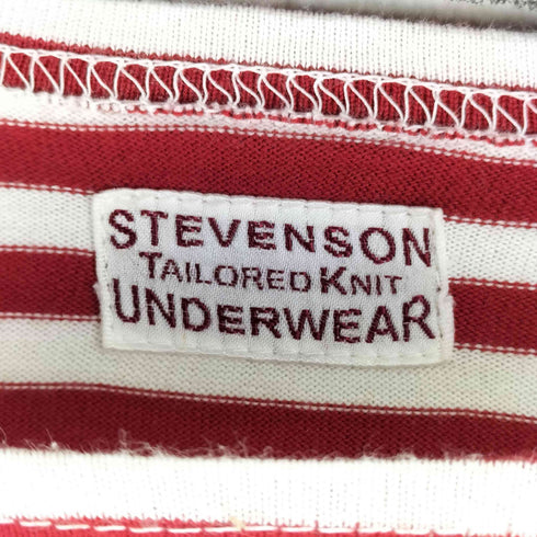 スティーブンソンオーバーオール STEVENSON OVERALL CO. ボートネック ボーダーシャツ メンズ JPN:L