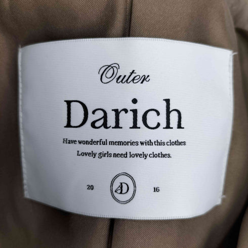 ダーリッチ Darich シャギーオーバージャケットコート レディース FREE