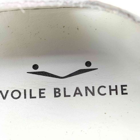 VOILE BLANCHE サンダル型グレイニーレザーシューレーススニーカー レディース EUR:36