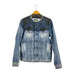 ディーゼル DIESEL ノーカラー デニムジャケット レディース import:S