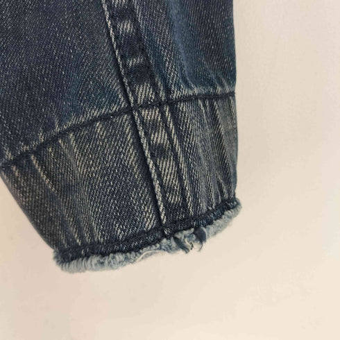 ディーゼル DIESEL ノーカラー デニムジャケット レディース import:S