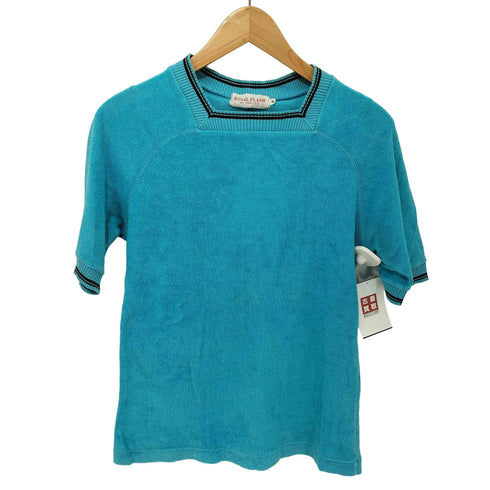 Royal Flush S/S スクエアネック パイル地 Tシャツ メンズ import:M