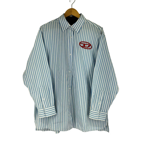 ディーゼル DIESEL C-BRUCE ストライプシャツ レディース import:S