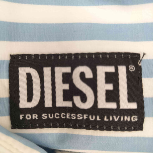 ディーゼル DIESEL C-BRUCE ストライプシャツ レディース import:S
