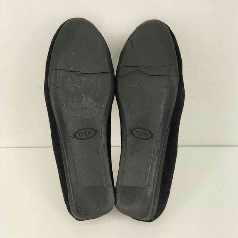 トッズ TOD’S ヒールスタッズ スエードフラットシューズ レディース 35 1/2