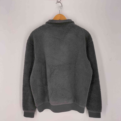 ザラ ZARA フリースボアジャケット ハーフジップ メンズ import:M