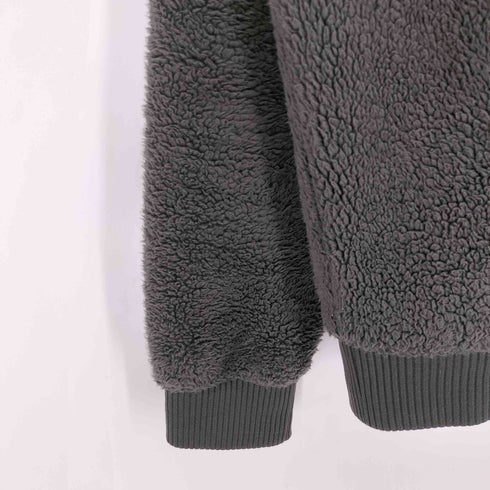 ザラ ZARA フリースボアジャケット ハーフジップ メンズ import:M