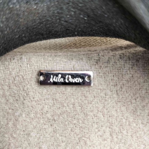 ミラオーウェン Mila Owen ノーカラーミドル丈コート レディース JPN:0