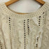 ザラ ZARA ローゲージ フリル クロップドニット レディース import:M