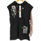 ディーゼル DIESEL ハーフジップ バンダナドッキング ノースリーブ プルオーバーパーカー レディース import:XS