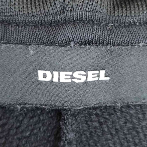 ディーゼル DIESEL ハーフジップ バンダナドッキング ノースリーブ プルオーバーパーカー レディース import:XS
