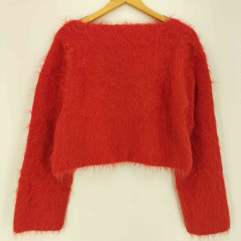 アニュアンス anuans 24aw スーリーアルパカショートニットプルオーバー レディース FREE