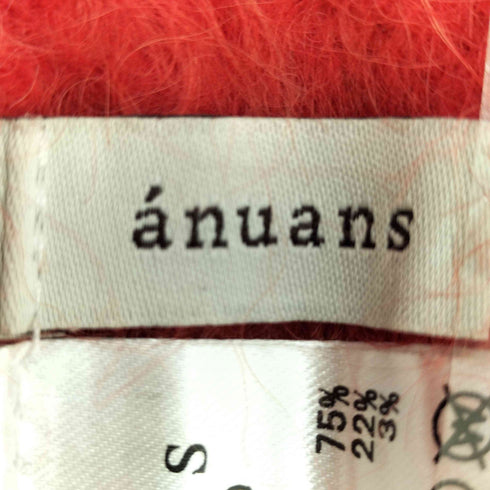アニュアンス anuans 24aw スーリーアルパカショートニットプルオーバー レディース FREE