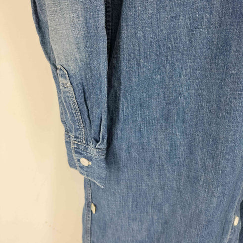 Blue Sakura LONG SHIRT デニムシャツワンピース レディース FREE