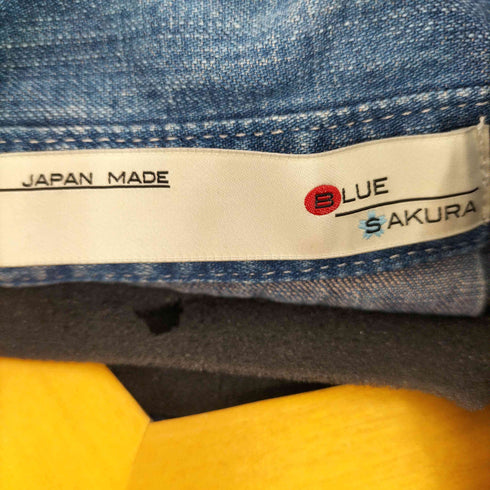 Blue Sakura LONG SHIRT デニムシャツワンピース レディース FREE