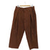 イズネス is-ness CORDUROY TUCK TROUSERS PANTS メンズ
