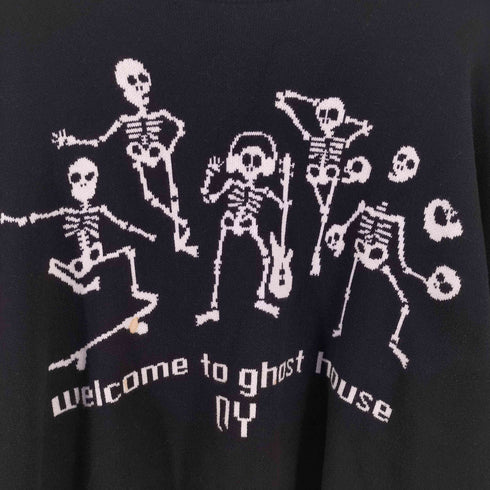 オーワイ OY SKULL FAMILY KNIT メンズ