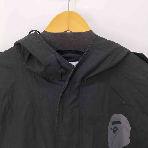 アベイシングエイプ A BATHING APE ロゴプリント モッズコート APE SHALL NEVER KILL APE メンズ JPN:L