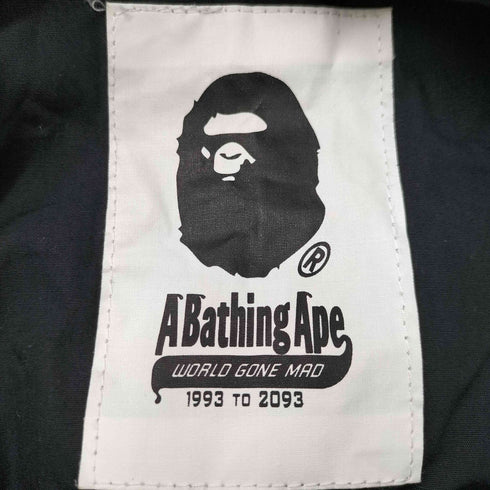 アベイシングエイプ A BATHING APE ロゴプリント モッズコート APE SHALL NEVER KILL APE メンズ JPN:L