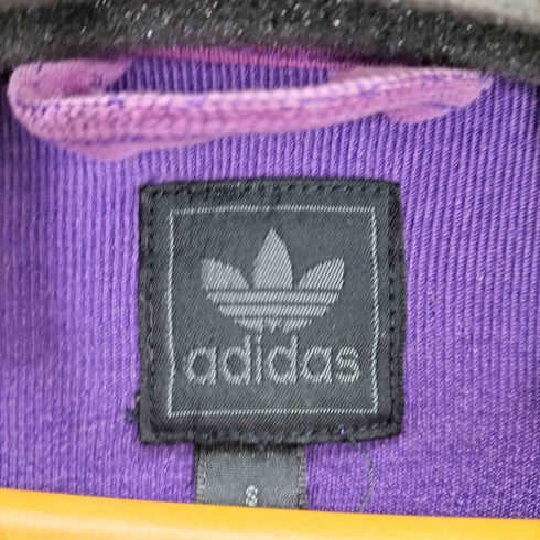 アディダス adidas 00s トレフォイルロゴ刺繍 ベロアトラックジャケット メンズ JPN:S