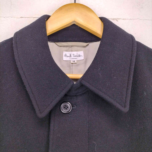 ポールスミス Paul Smith ANGOLA&CASHMERE アンゴラ カシミヤ混 比翼ステンカラーコート メンズ JPN:M