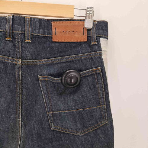 マルニ MARNI 15SS サイドラインペイントボタンフライデニム メンズ 32