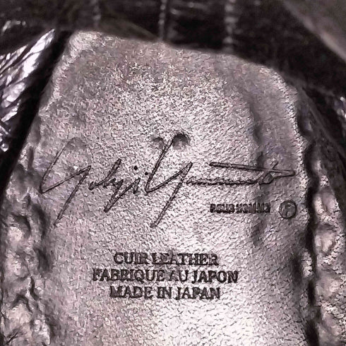 ヨウジヤマモトプールオム Yohji Yamamoto POUR HOMME 素材切り替えロングブーツ メンズ 4