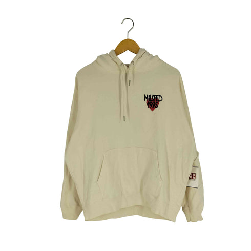 ミルクフェド MILKFED. SPRAY LOGO SWEAT HOODIE MILKFED レディース JPN:L