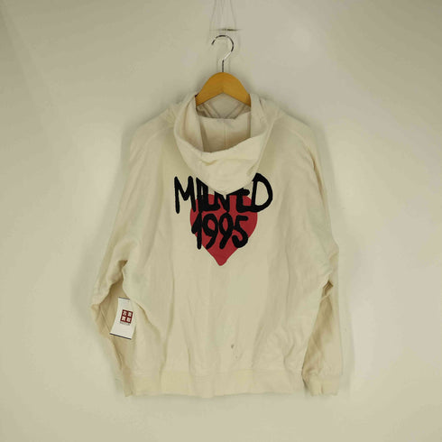 ミルクフェド MILKFED. SPRAY LOGO SWEAT HOODIE MILKFED レディース JPN:L