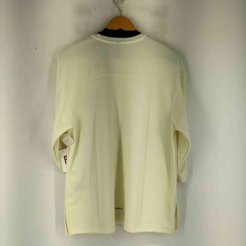 アディダス adidas カレッジ ルーズフィット ピケ 七分丈 袖Tシャツ メンズ import:L