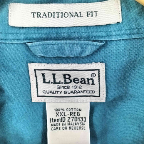 エルエルビーン L.L.Bean TRADITIONAL FIT 両フラップ L/Sシャツ メンズ JPN:XXL